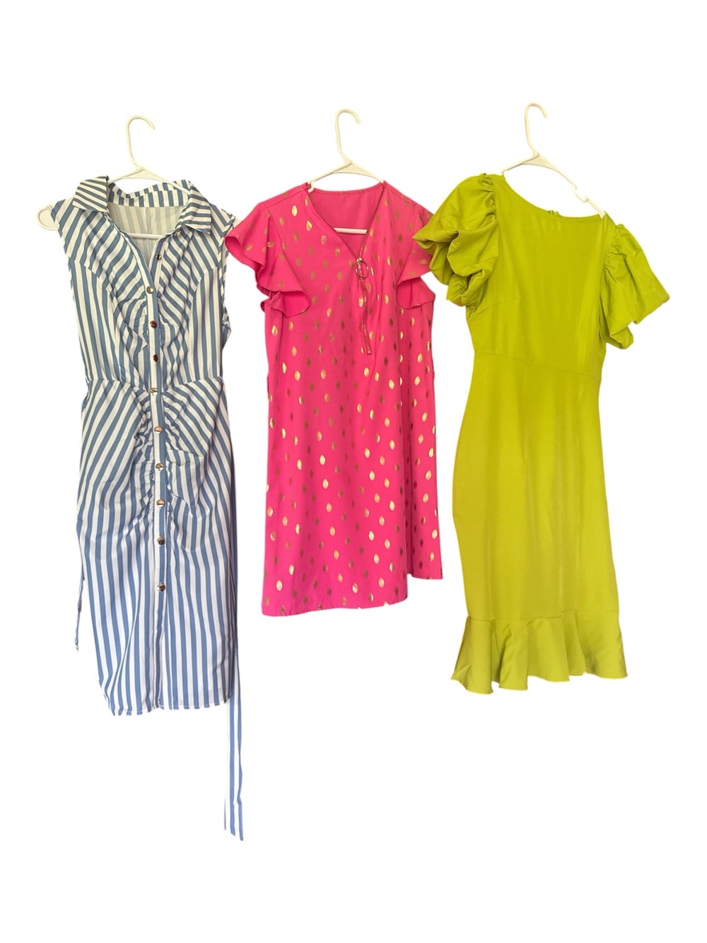 SHEIN size small three dress bundle.